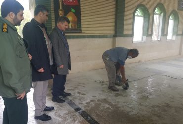 بازدید از آماده سازی مزار شهید پویا رحمت طلب ضیابری