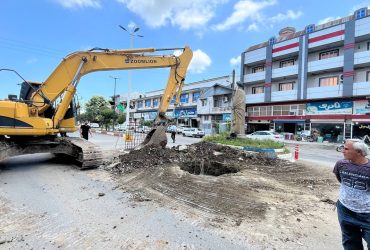 آغاز عمليات لوله گذارى جمع آورى آب هاى سطحى