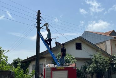 تعويض لامپ هاى سطح شهر