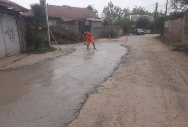 عمليات زيرسازى و بتن ريزى جهت اجراى آسفالت