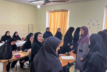 بازدید سرپرست محترم شهرداری ضیابر از تنها دبیرستان دخترانه شهر ضیابر