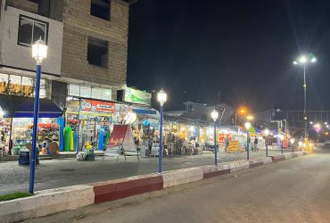 تعویض چراغ‌های فانوسی خیابان شهدا